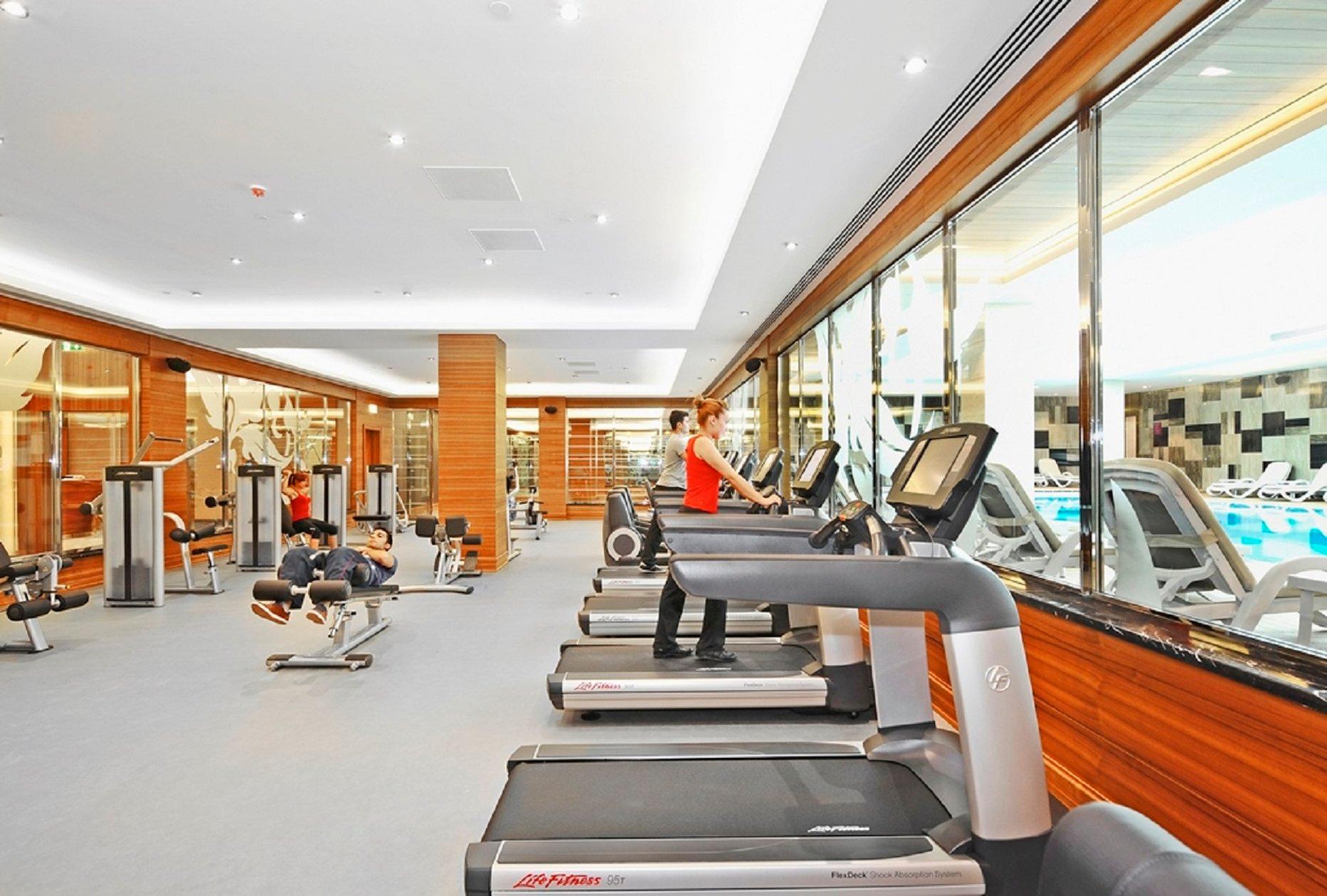 Crowne Plaza Bursa Convention Center & Thermal Spa By Ihg Екстер'єр фото The gym at the hotel